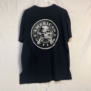 Motorcycle American outlaw T-shirt‎